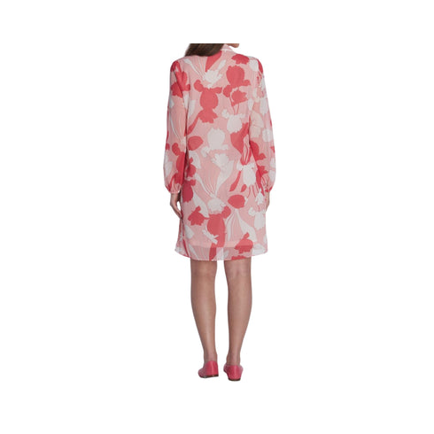 Abito Donna in gorgette da sera Corallo EMME MARELLA- Francavilla Moda
